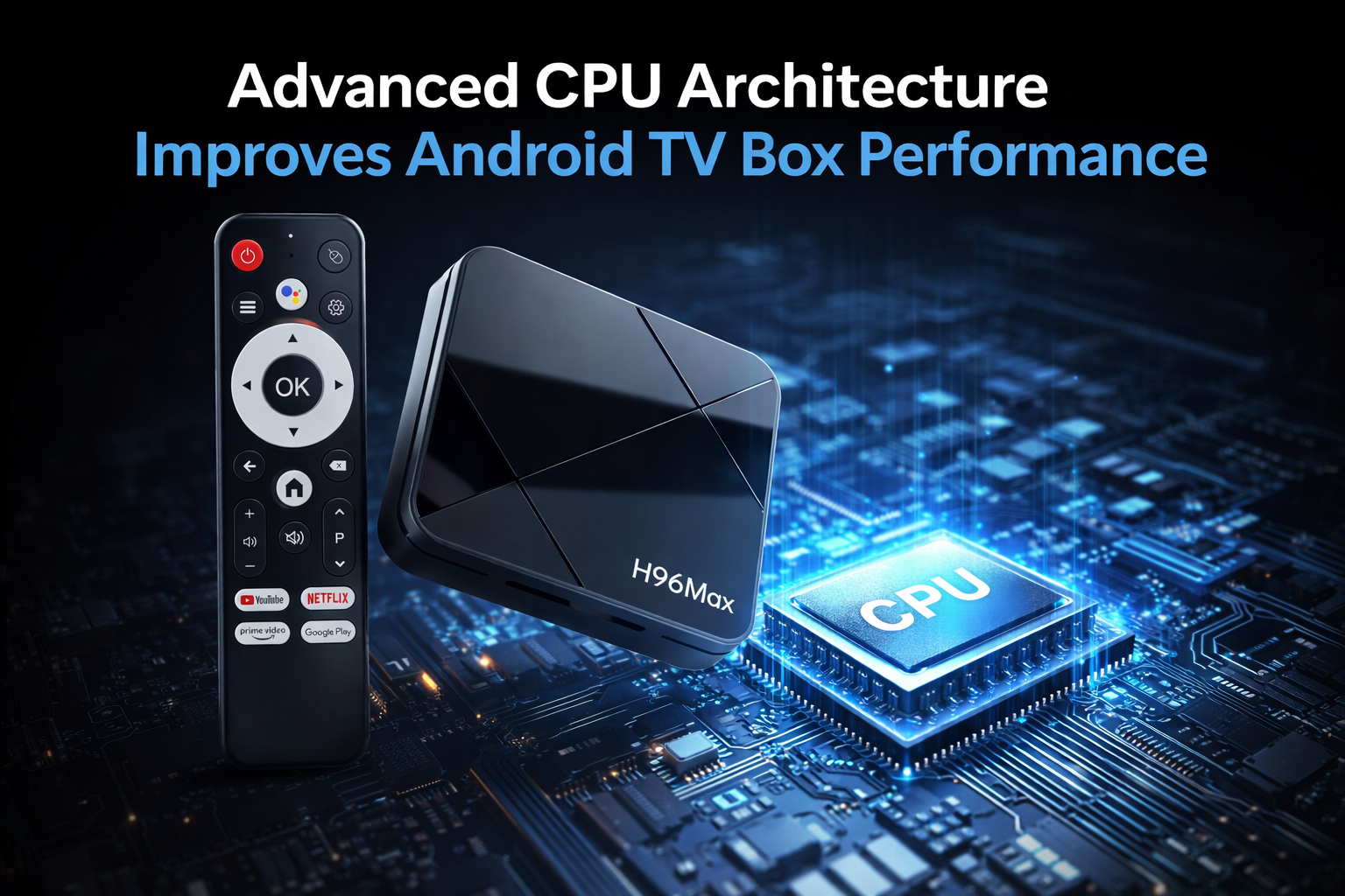 Advanced CPU architecture improves Android TV box performance