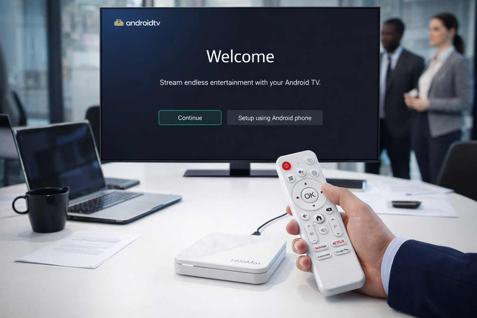 Easy Android TV Box initial configuration for new customers