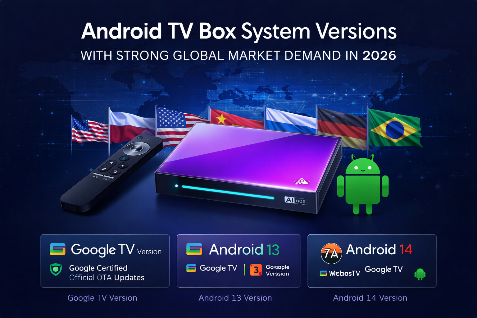 Real Demand for Android TV Box System Versions in Overseas Markets in 2026