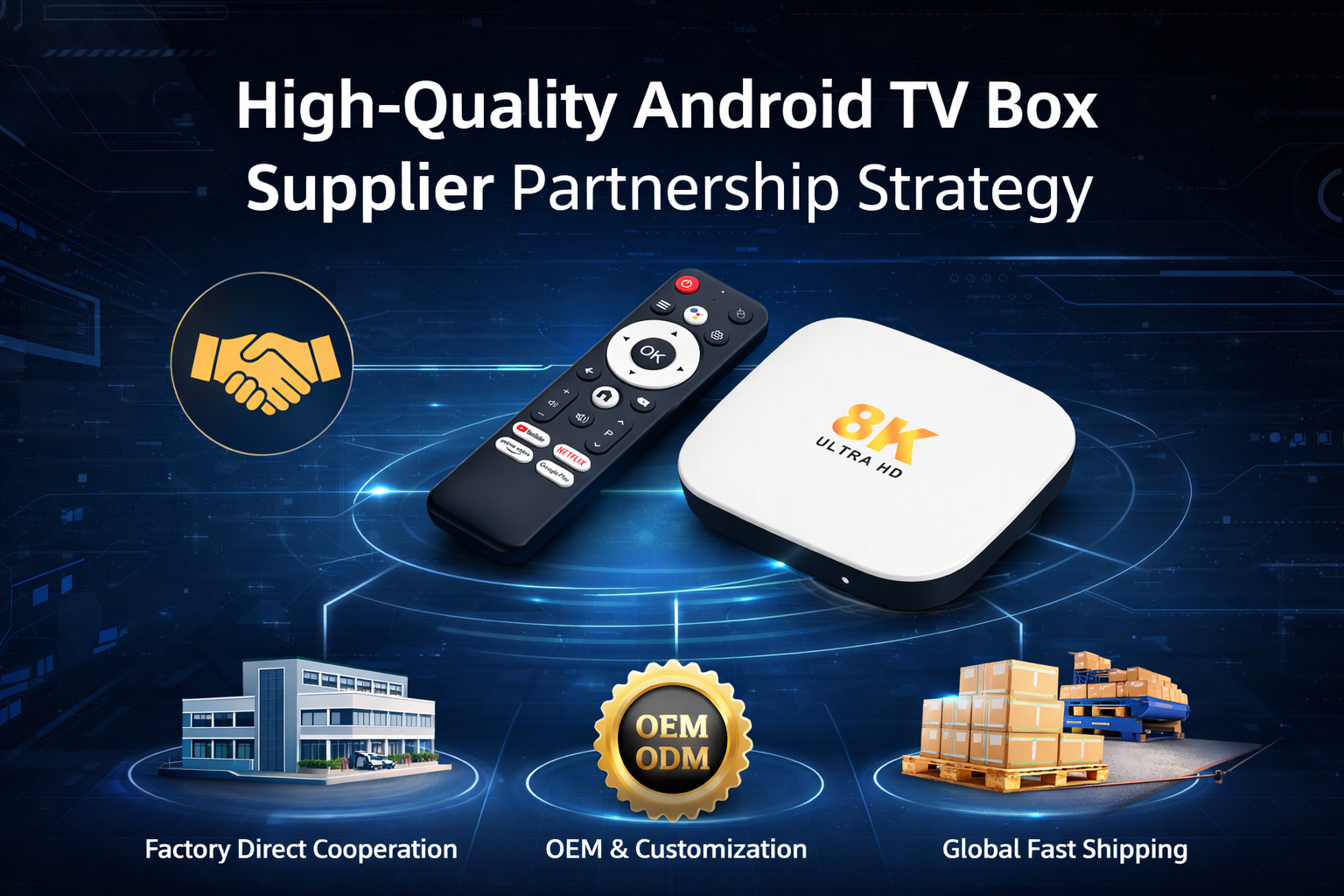 High-quality Android TV box supplier partnership strategy