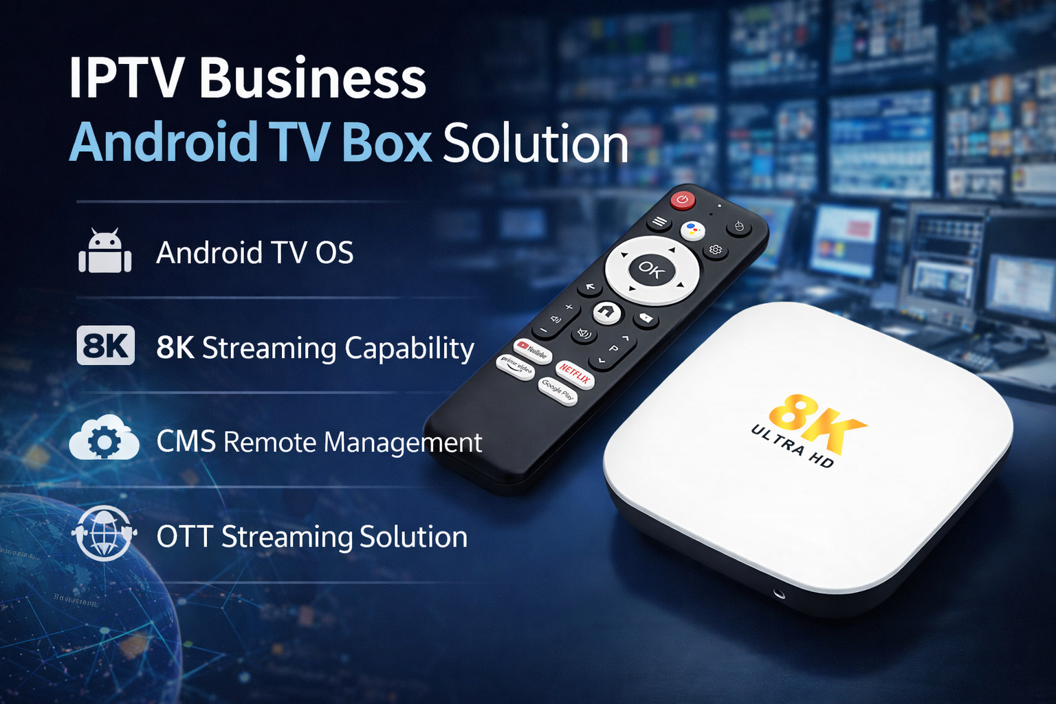 IPTV business Android TV box solution