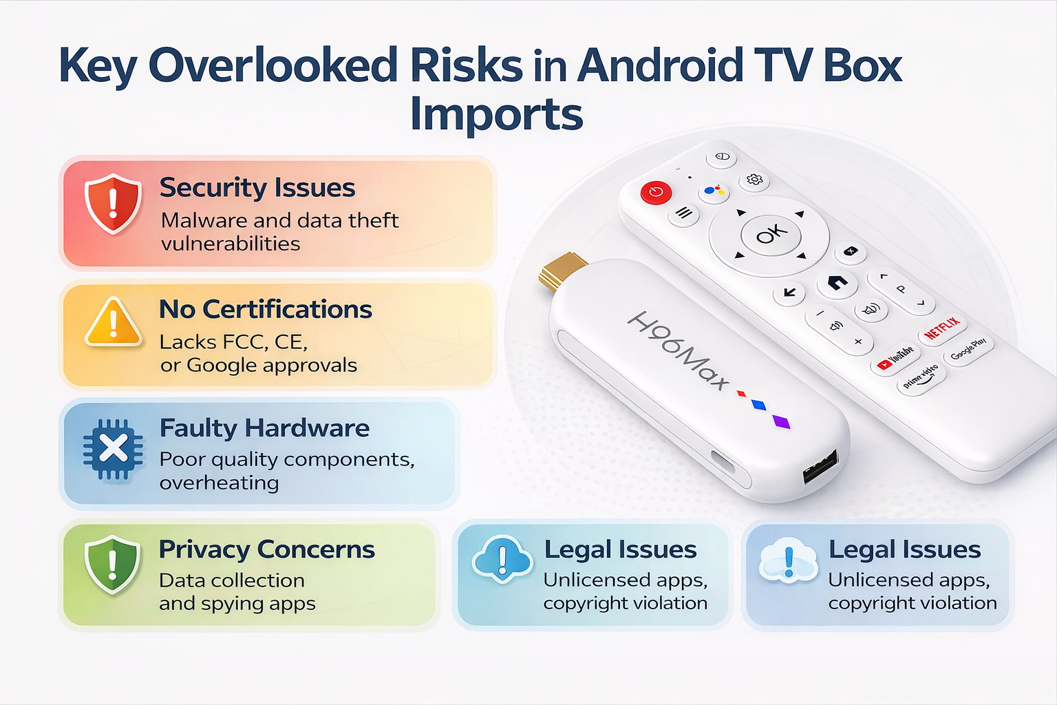 Key overlooked risks in Android TV box imports