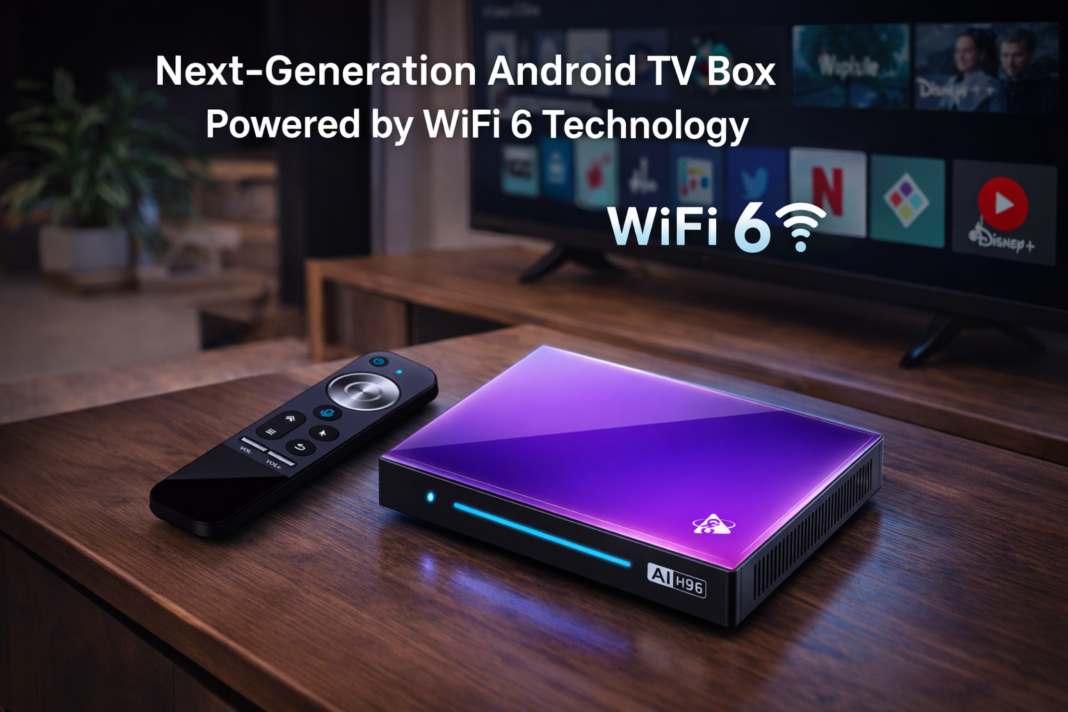 Next-generation Android TV Box powered by WiFi 6 technology