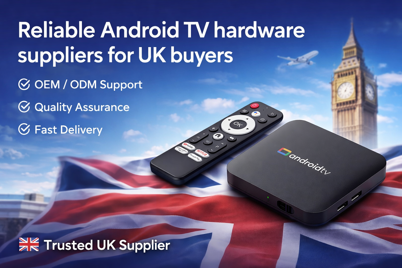 Reliable Android TV hardware suppliers for UK buyers