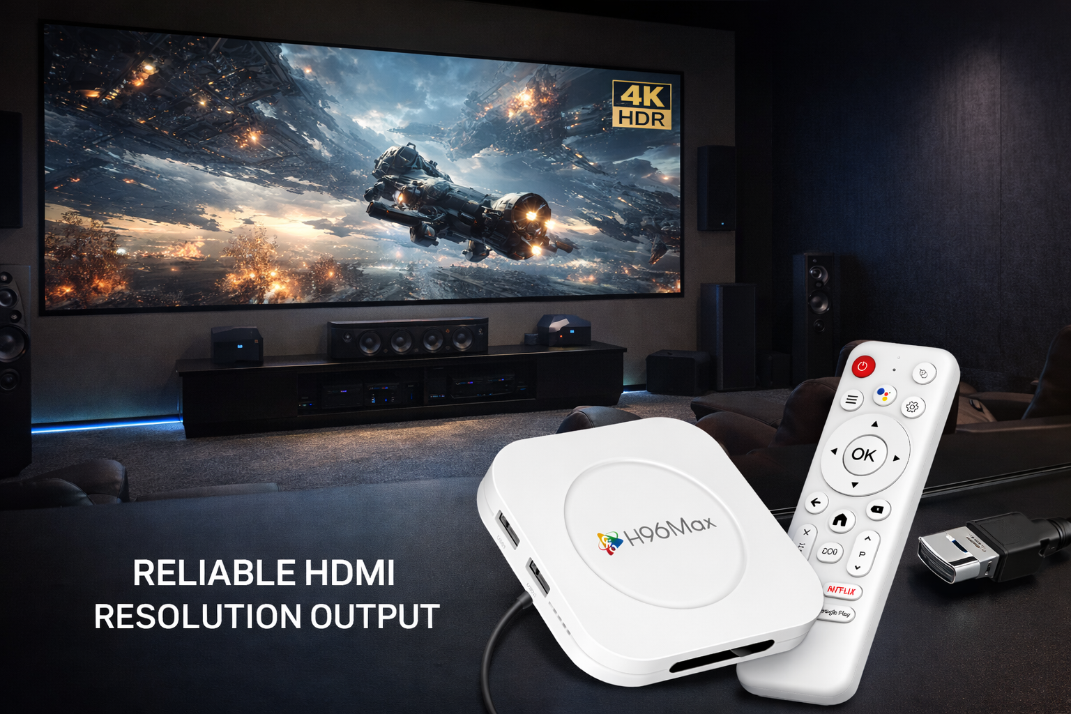 Reliable HDMI resolution output for commercial home theater projects