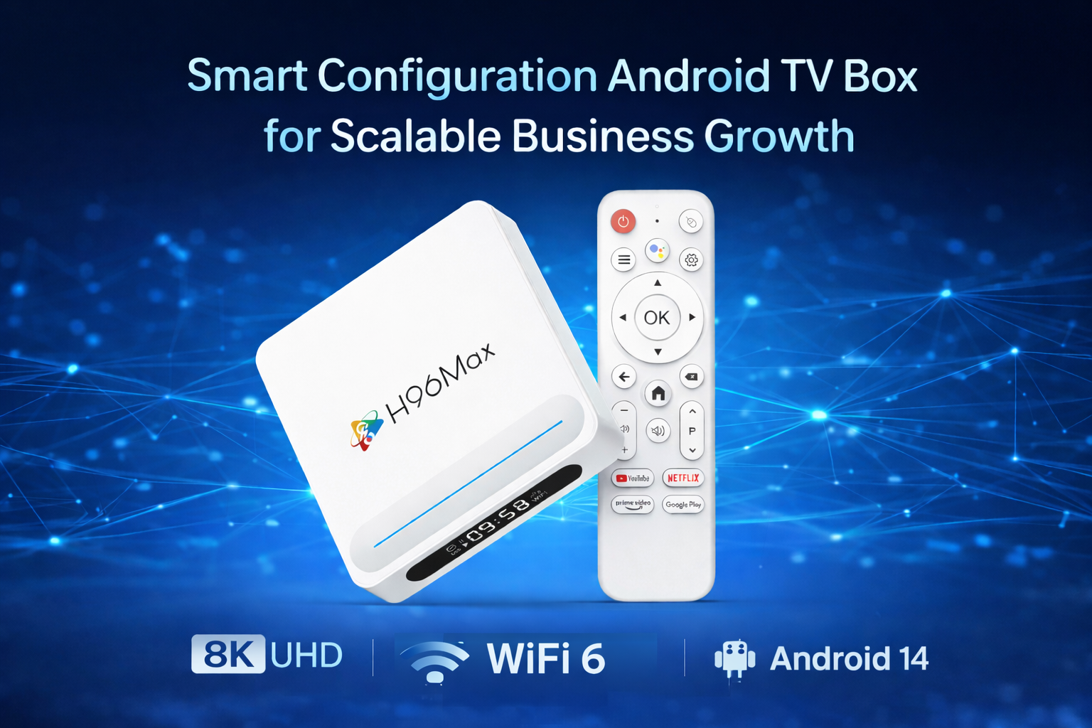 Smart configuration Android TV box for scalable business growth