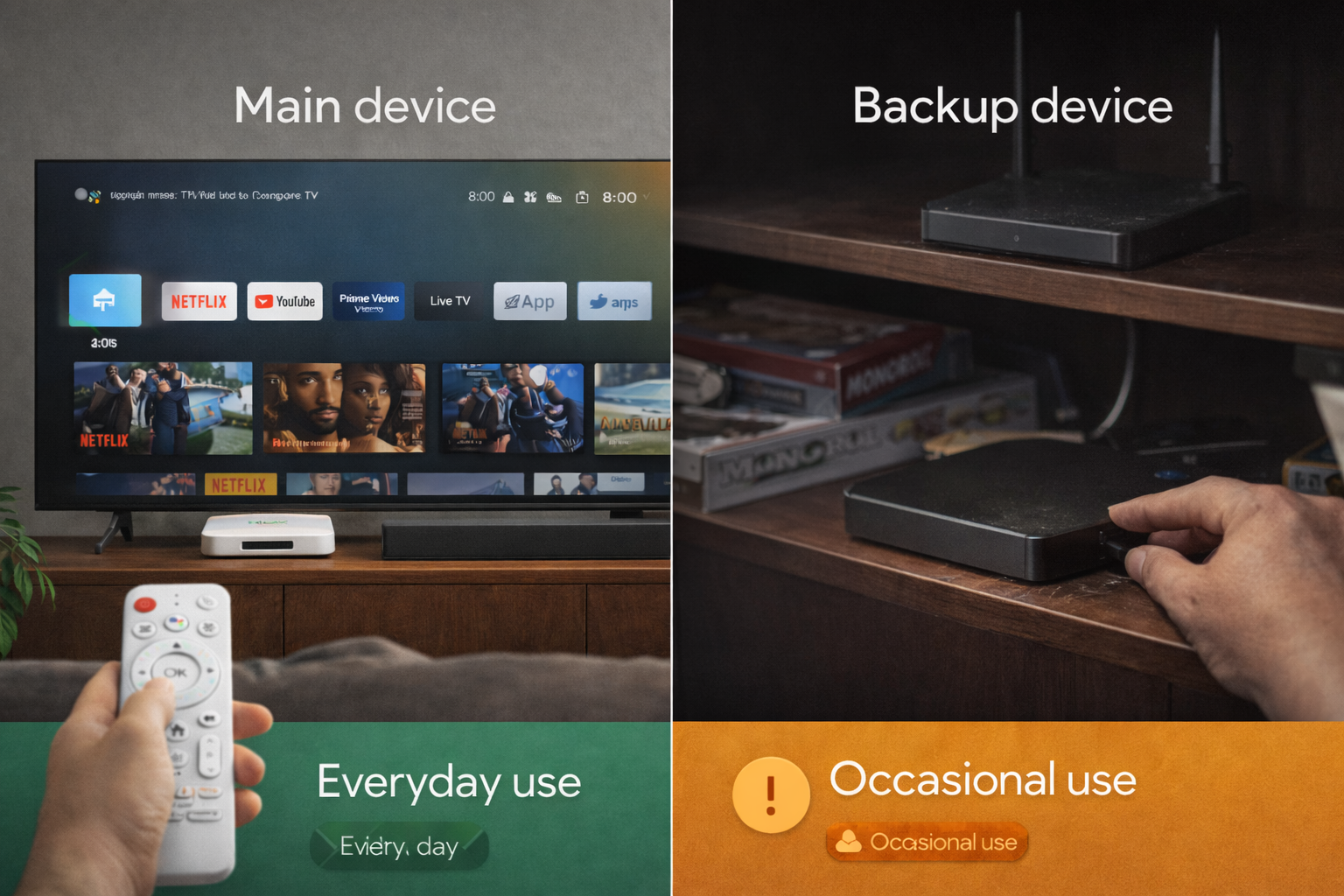Commercial TV box providing stable and scalable streaming experience