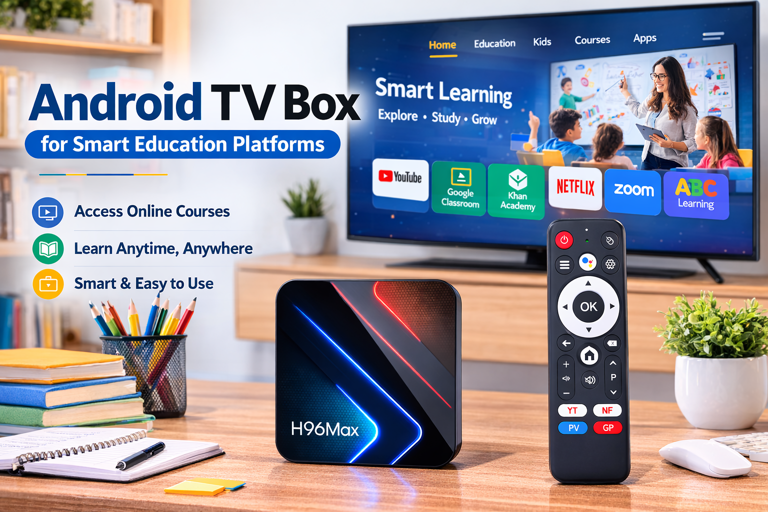 Android TV Box for Smart Education Platforms