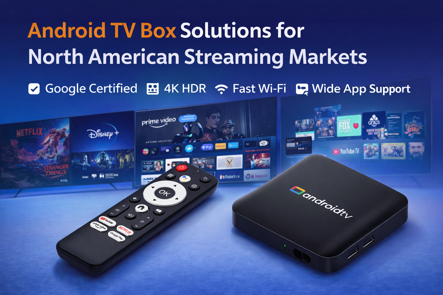 Android TV box solutions for North American streaming markets