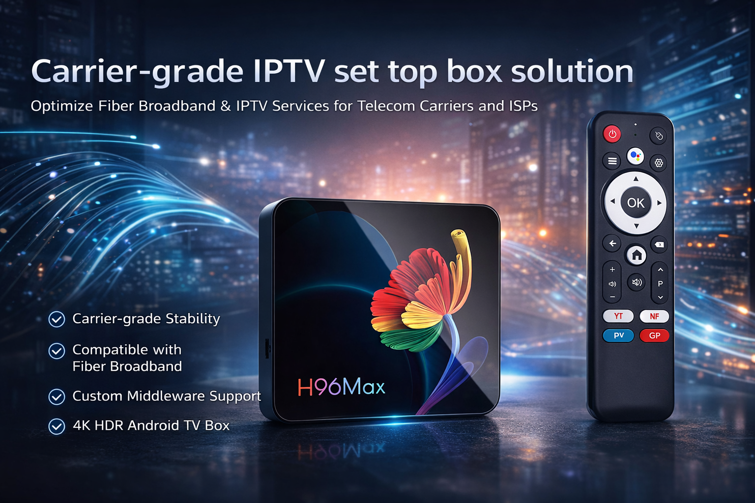 Carrier-grade IPTV set top box solution