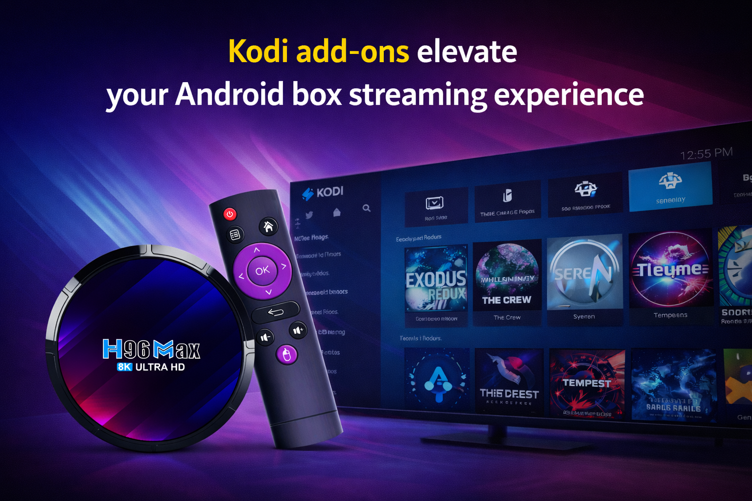 Get the most out of your Android box with Kodi add-ons
