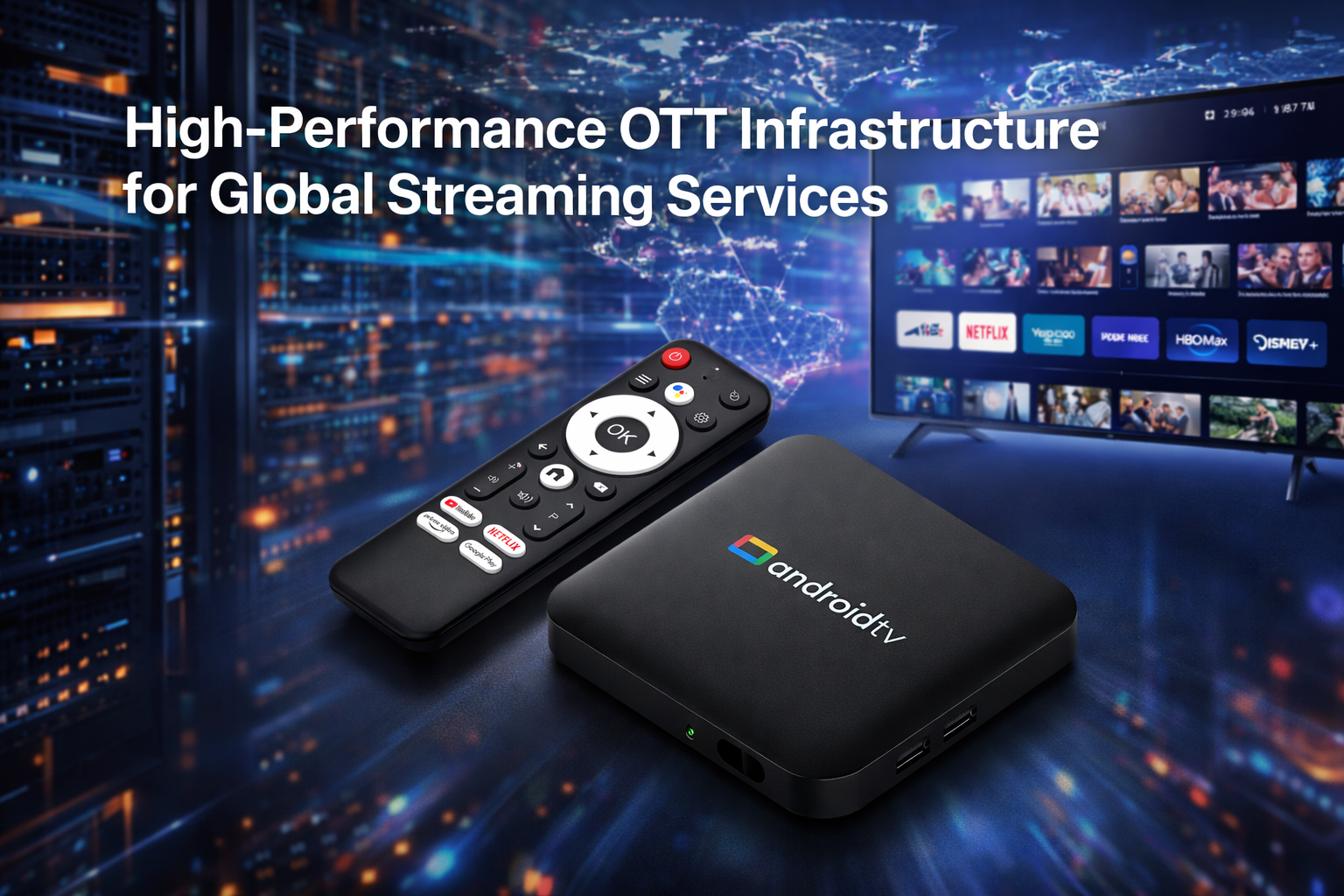High-performance OTT infrastructure for global streaming services