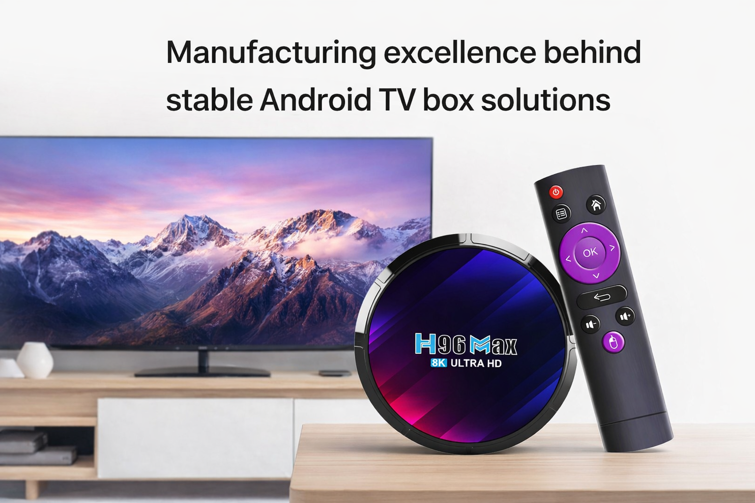 Manufacturing excellence behind stable Android TV box solutions