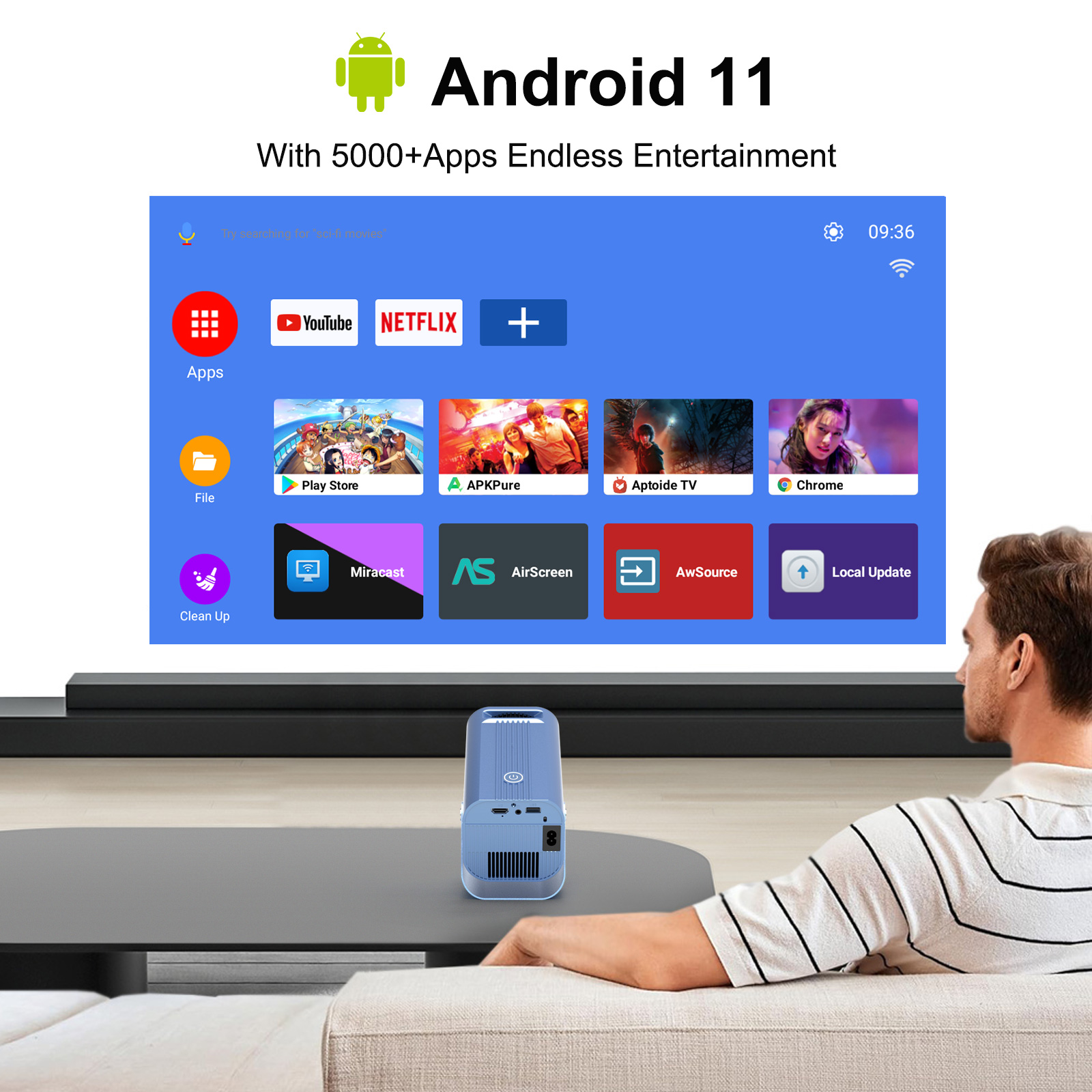 android 11 projector