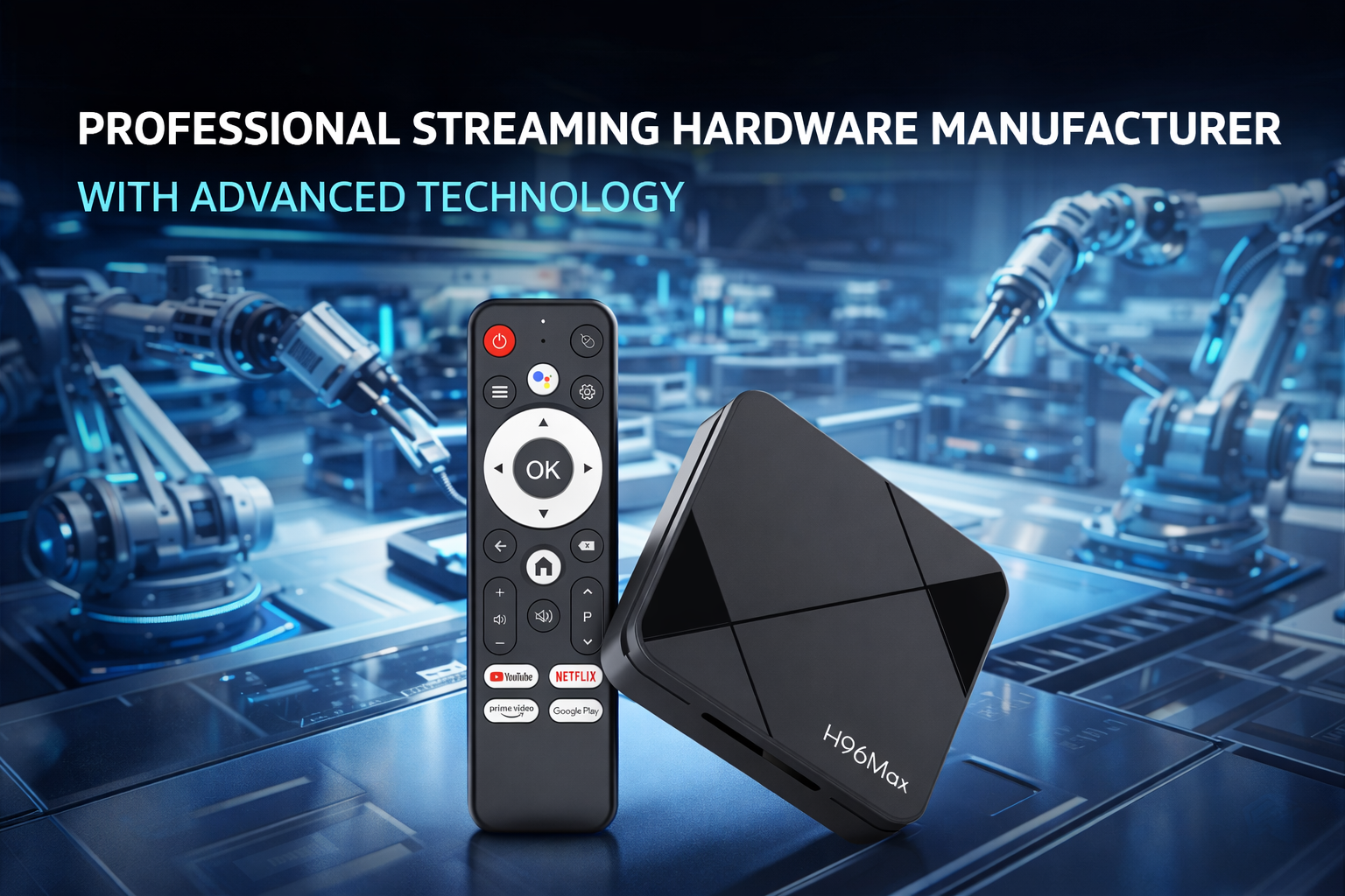 Professional streaming hardware manufacturer with advanced technology