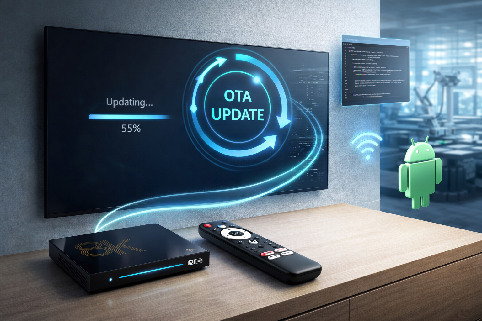 Reliable OTA update process for Android TV Box devices