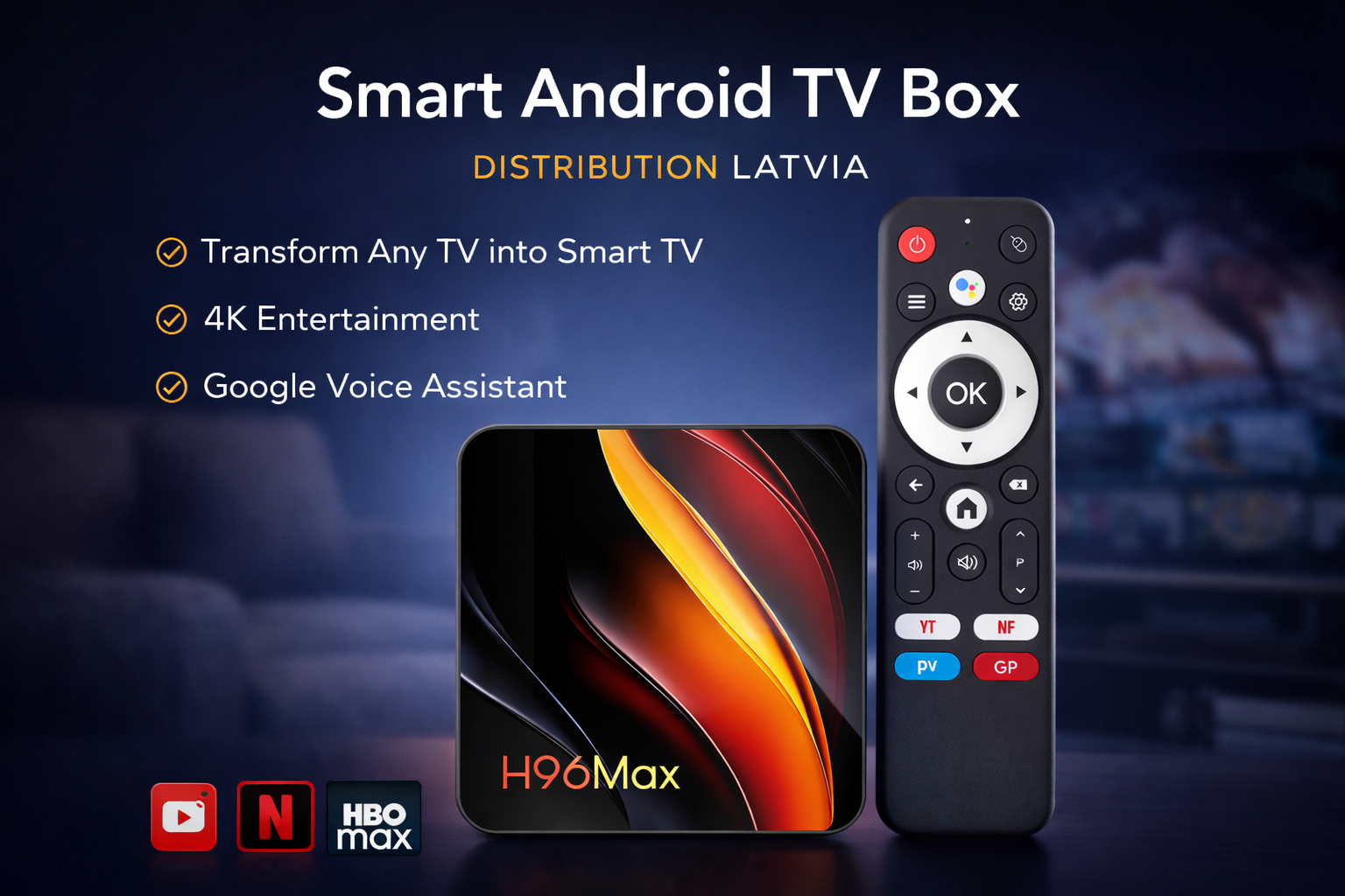 Smart Android TV Box Distribution Latvia