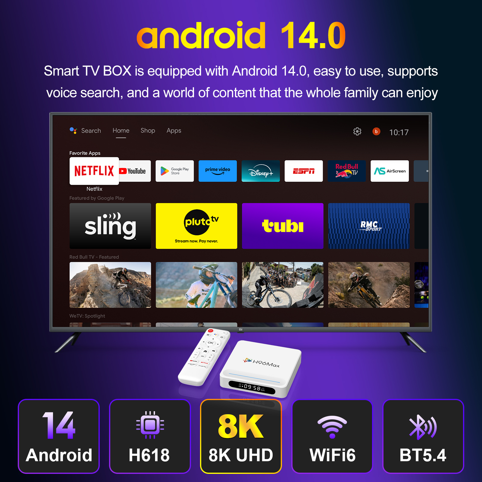android 14 smart tv box