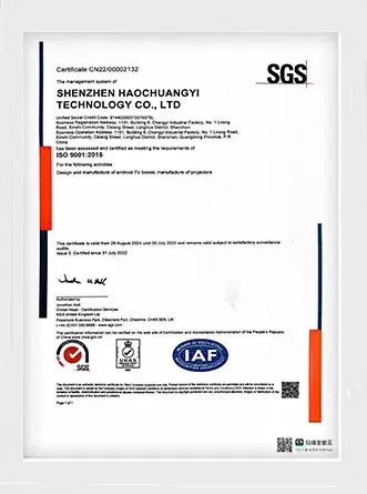 SGS certified Android TV Box factory – H96 Max