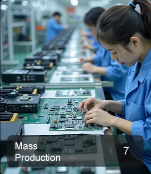 Mass production of Android TV Box in H96 Max factory<br />