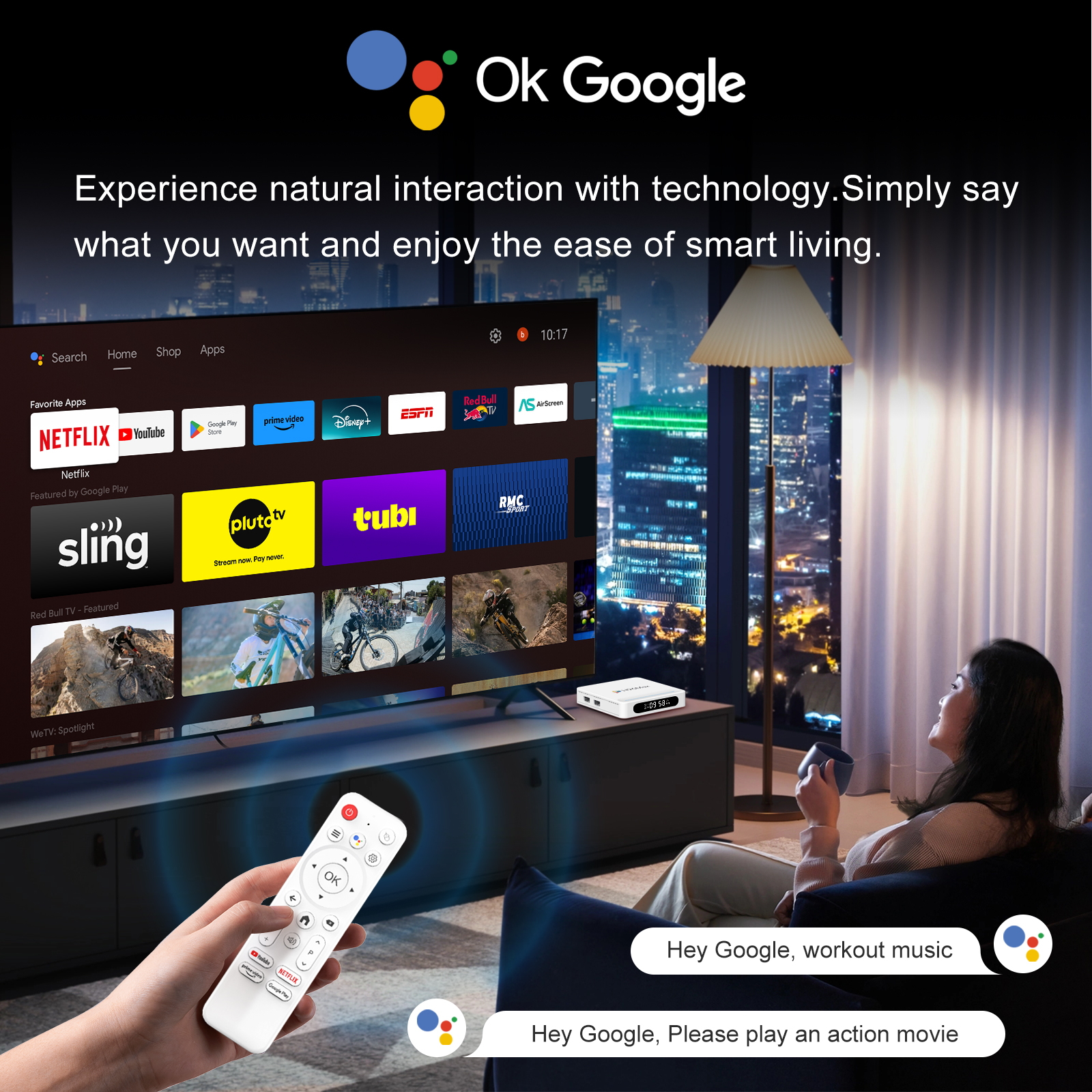 4gb android tv box
