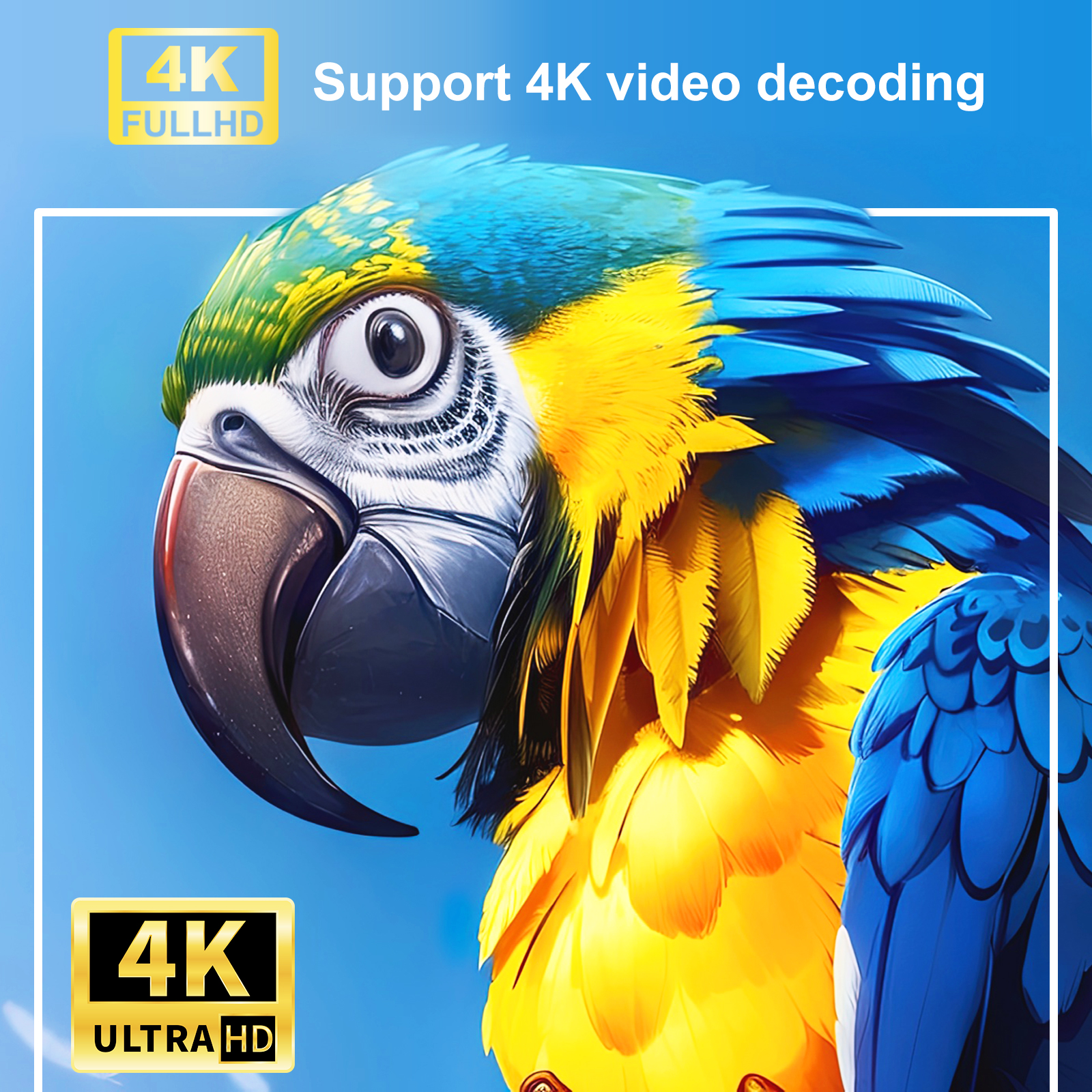 4K decoding smart projector