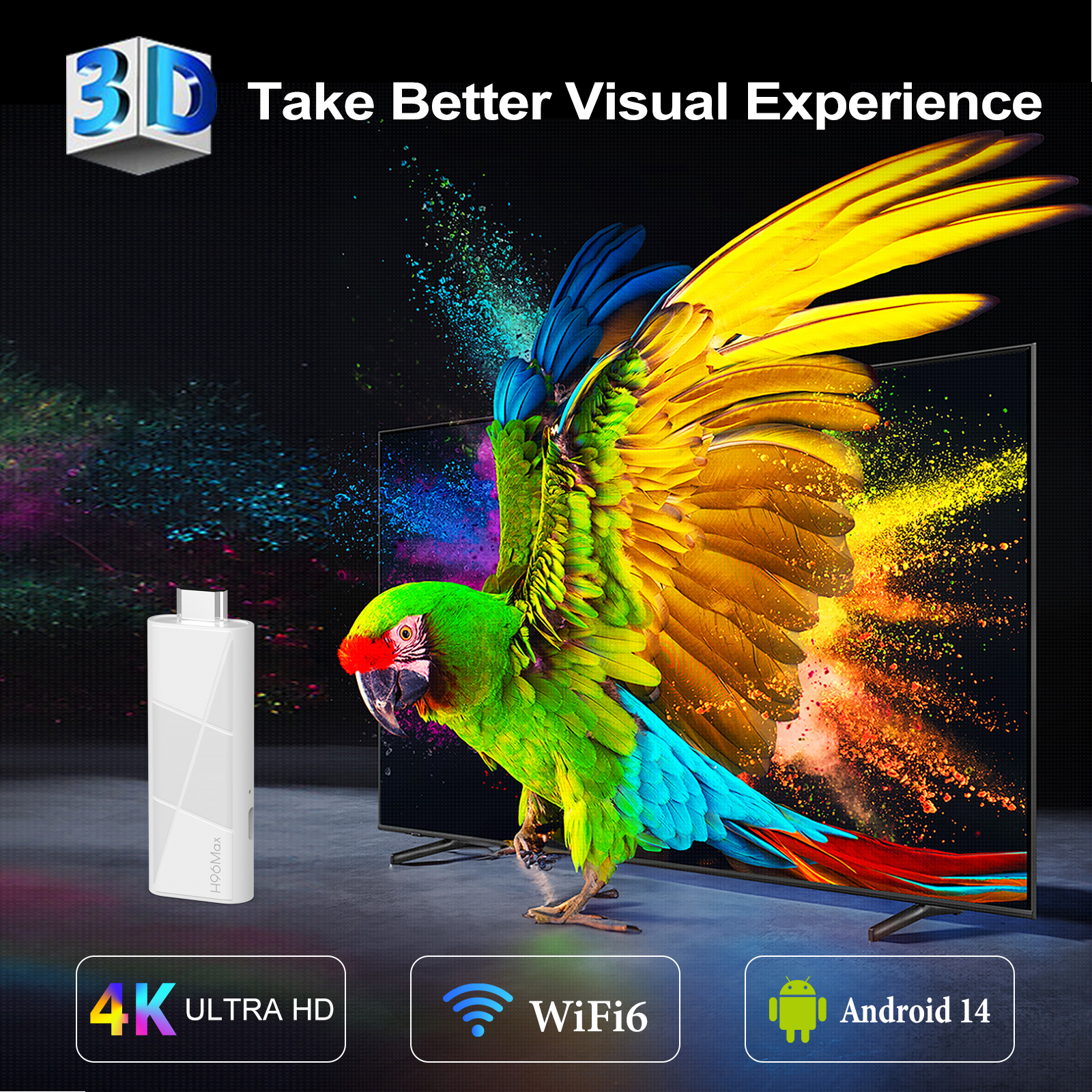 streaming stick with 2GB RAM and 16GB ROM