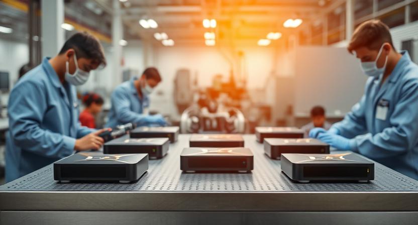 Android TV box factory testing line