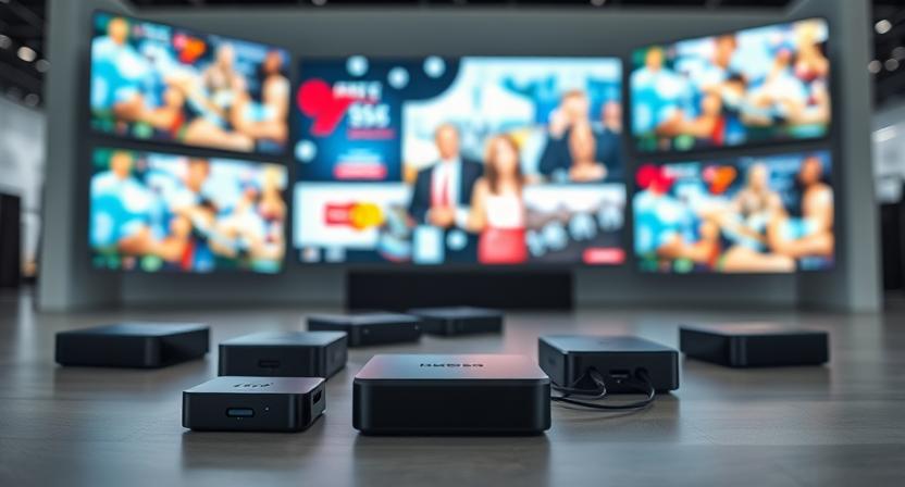 Android TV box for advertising management