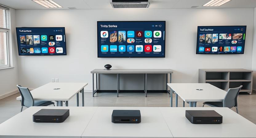 Android TV box for classroom management