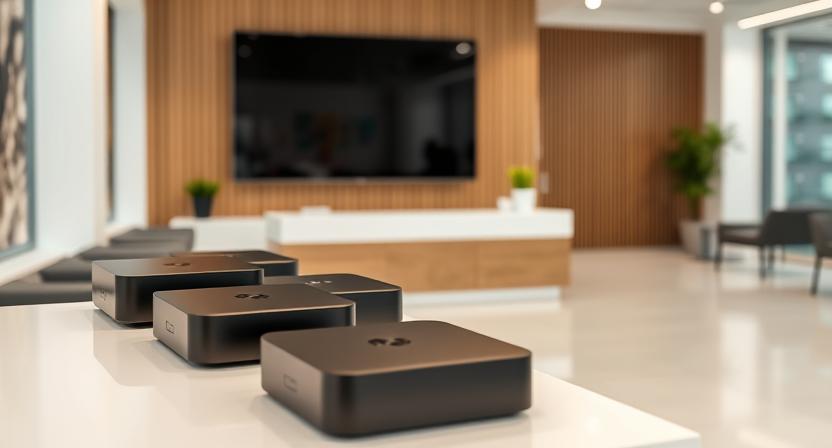 Android TV box for lobby displays