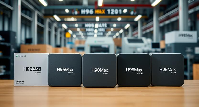 Android TV box with company logo printing