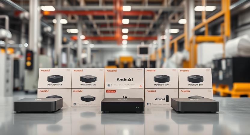 Android box OEM production facility
