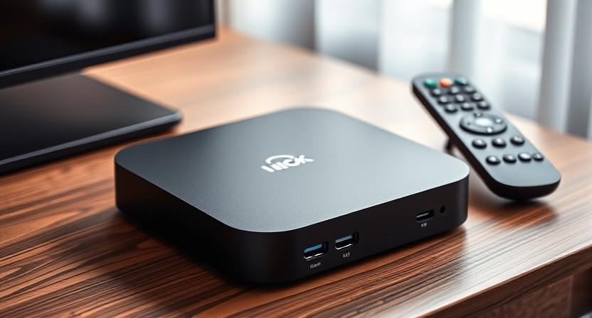 Custom-branded Android TV boxes with small business logos