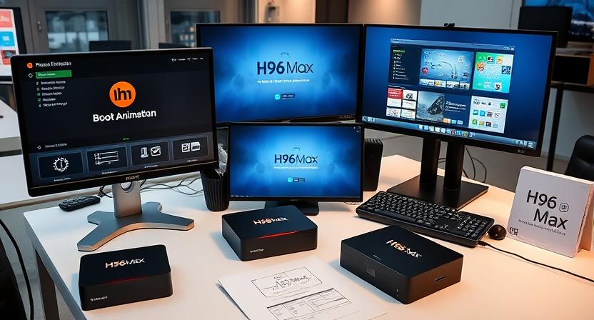 Design team working on OEM Android TV box UI customization