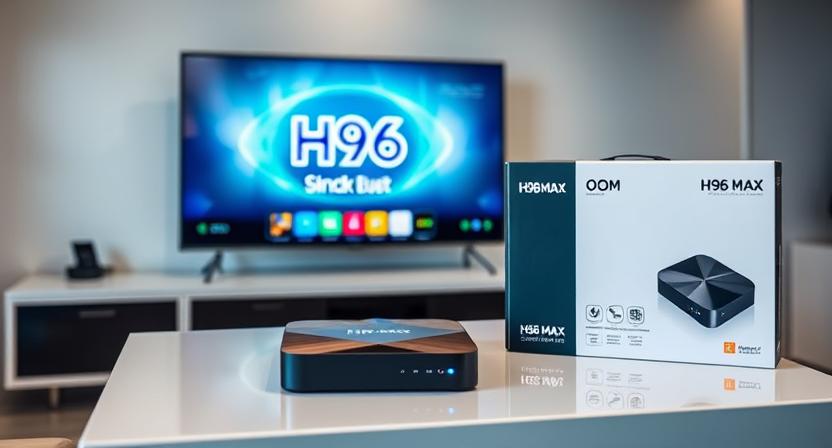 Customized H96 Max TV box with OEM packaging