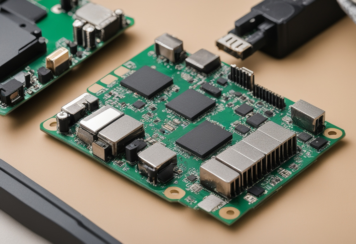 Customized WiFi 6 module integrated in Android TV Box PCB