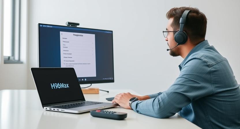 Engineer providing remote firmware support for OEM partner