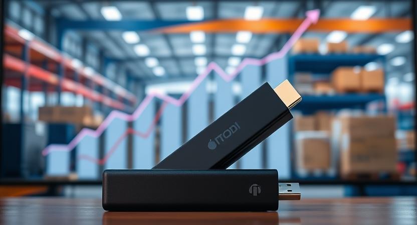 Factory making HDMI media sticks