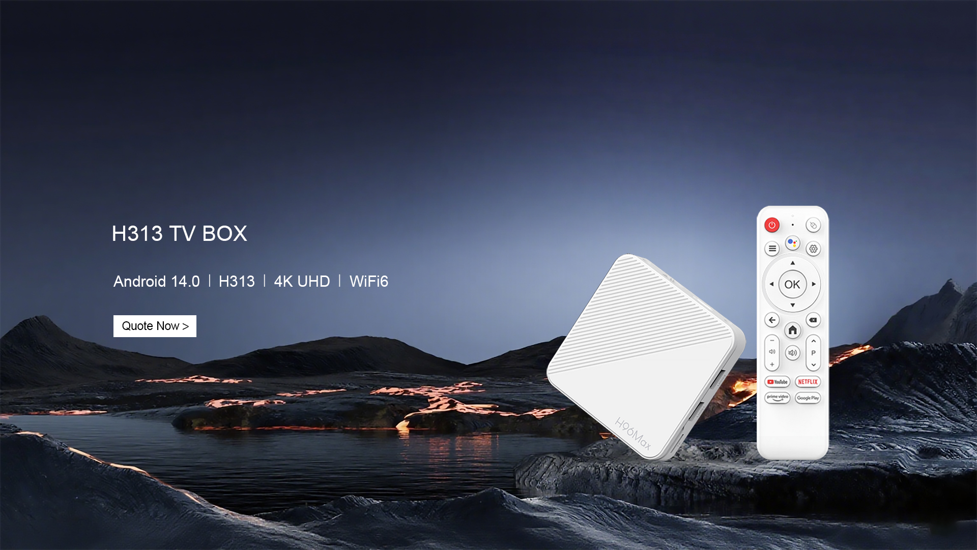H96 Max H313 Android TV Box | OEM/ODM Custom