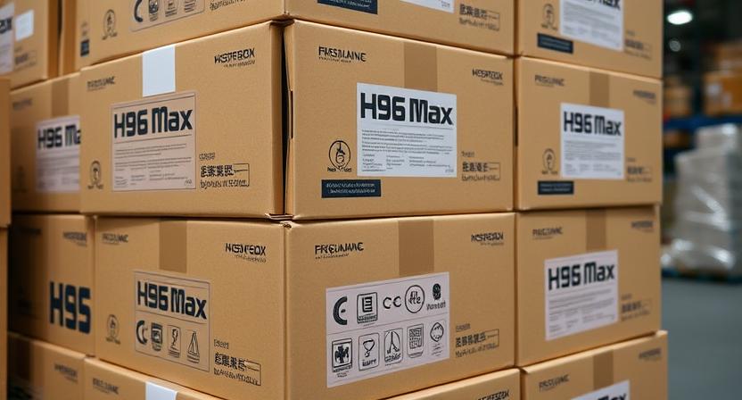 H96 Max wholesale Android TV boxes prepared for global shipment