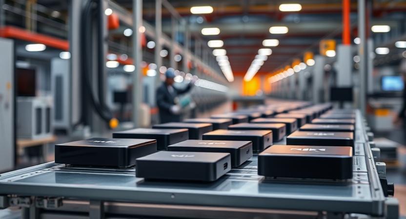 High-tech 4K Android TV box factory
