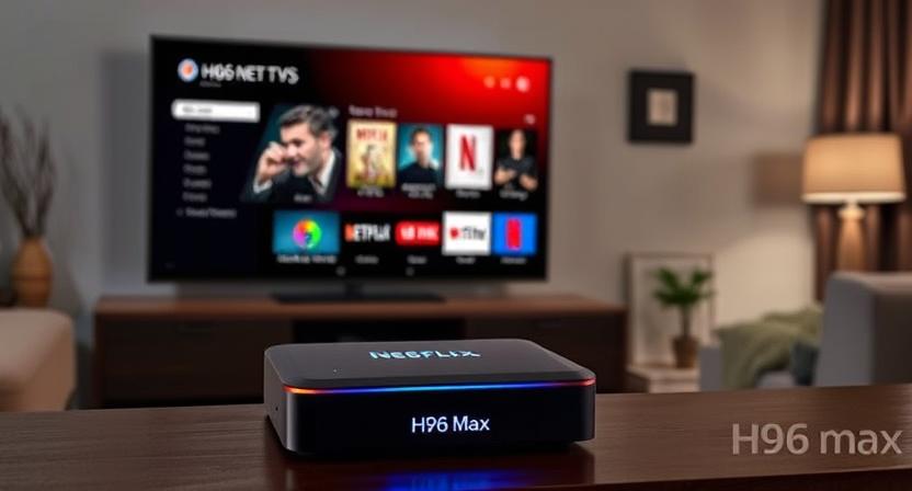 Modern Android Internet TV box streaming popular apps