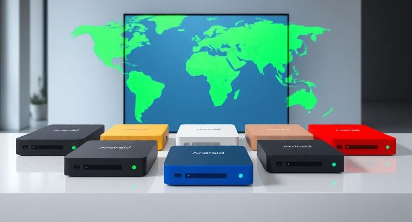 Multiple TV boxes ready for enterprise private labeling