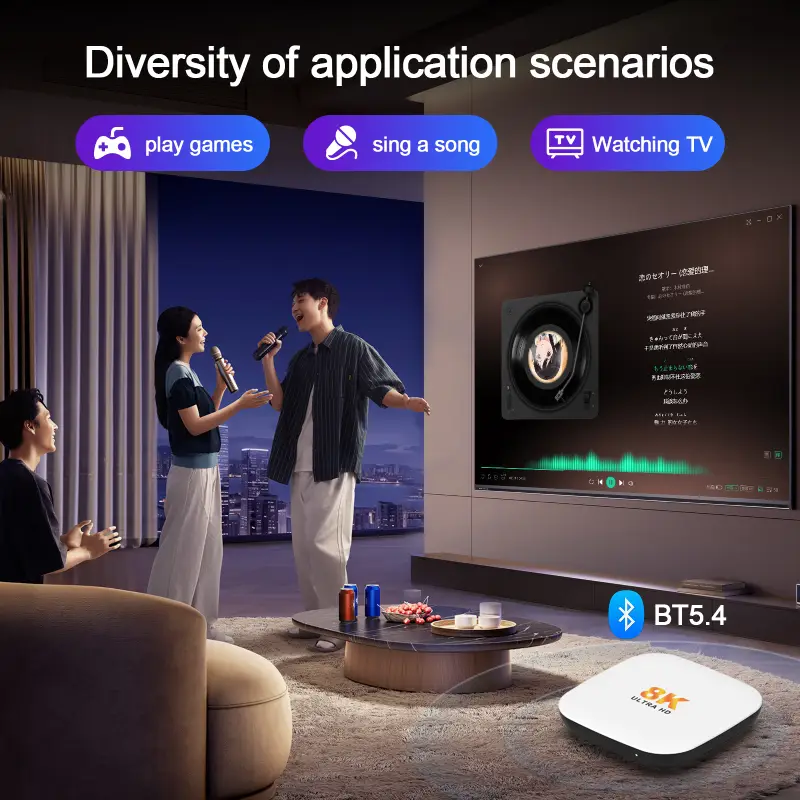 Customized Android TV Box UI designed for OEM clients