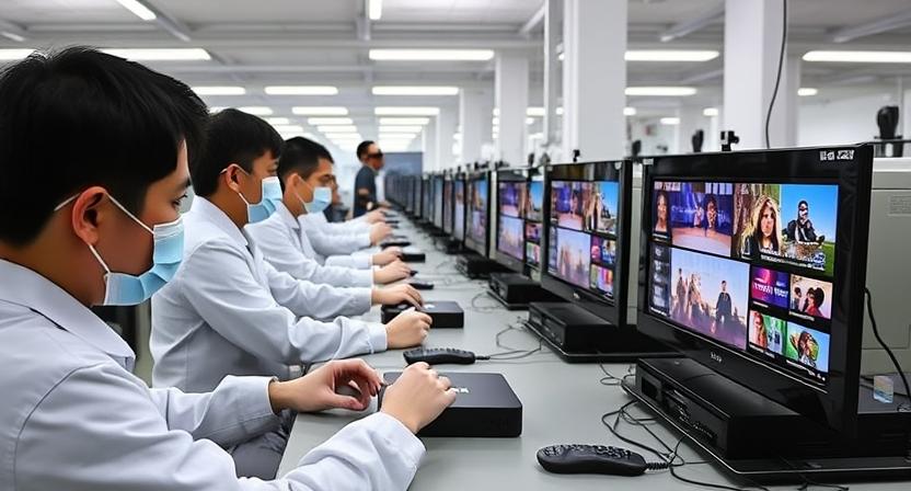 Quality inspection of Android TV boxes on a production line