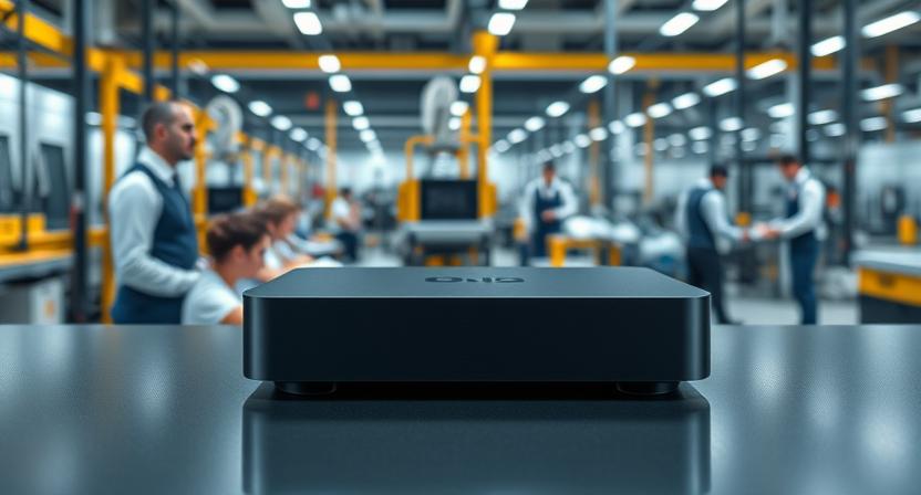 Reliable OEM/ODM Android TV box supplier in factory setting