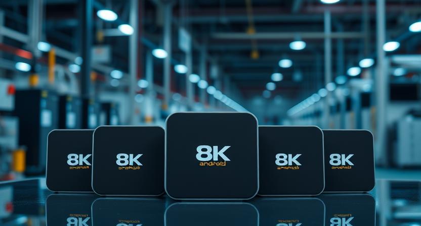 Scalable 8K TV box manufacturing solutions