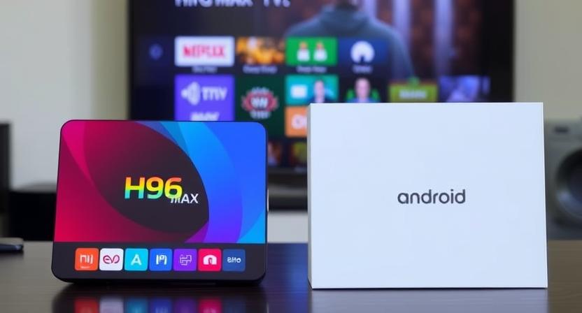 Side-by-side comparison of H96 Max and basic Android box