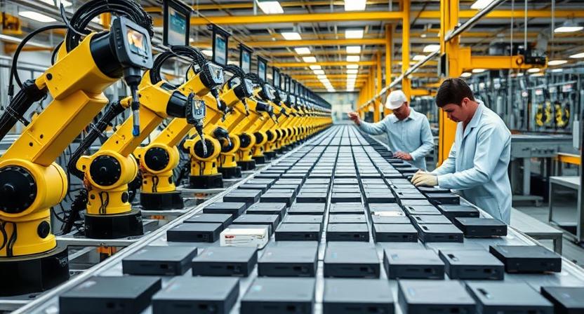 Large-scale automated Android TV Box production